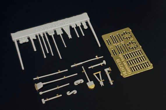 1/72 German tank tools resin & PE set