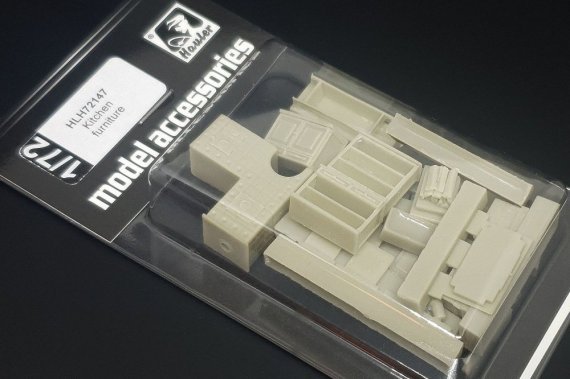 1/72 Kitchen furniture resin set