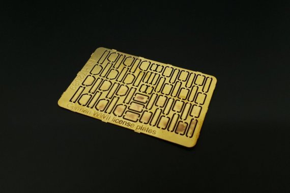 1/72 German WWII licence plates