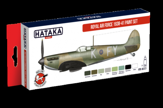 Hataka Hobby Set Peintures RAF 1938-41 1/48