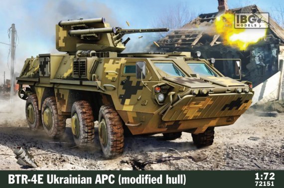 1/72 BTR-4E Ukrainian APC Modified Hull