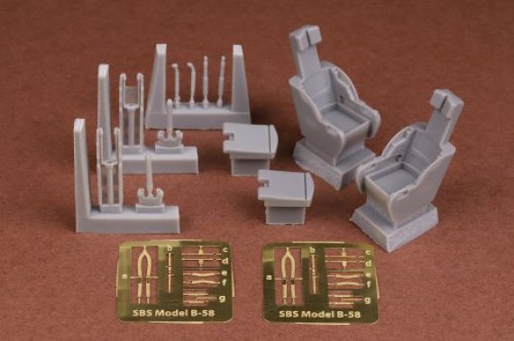 1/48 Convair B-58 Hustler ejection seats for Revell