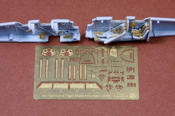1/72 DH-82 Tiger Moth cockpit PE set