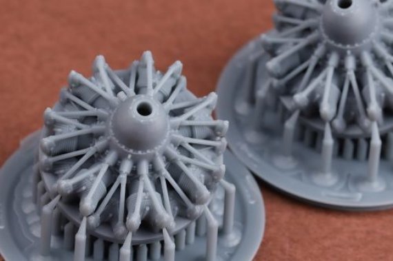 1/72 Gnome-Rhone 14N/K engine