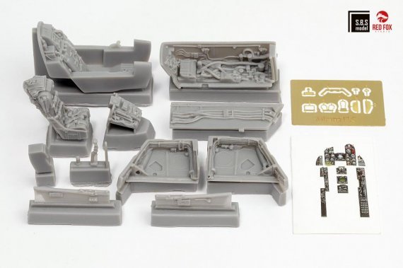 1/48 Mirage IIIC cockpit & wheel bays