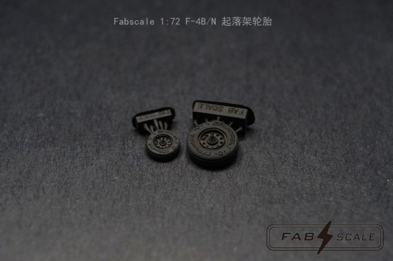 1/72 McDonnell F-4B/N Phantom Wheels for Hasegawa