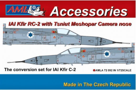 1/72 Iai Kfir RC-2 with Tsniut Meshopar camera nose
