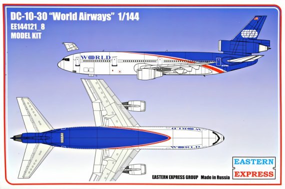 1/144 McDonnell-Douglas DC-10-30 World Airways