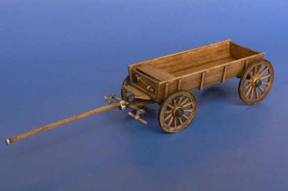 1/72 Farm horse drawn wagon