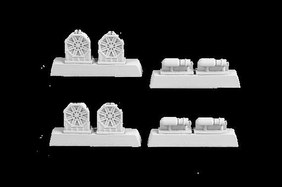 1/72 PT-109 Torpedo Tube Breech Door Set