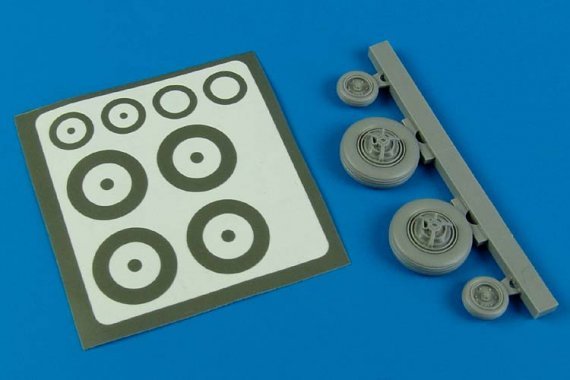 1/48 F-100 Super Sabre wheels&paint masks (TRUMP)