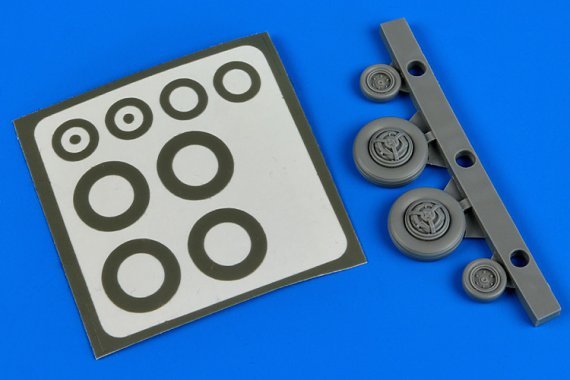 1/72 F-100 Super Sabre wheels & paint masks