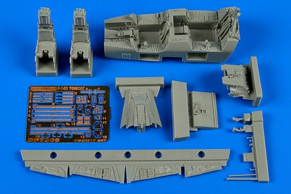 1/72 F-14D Super Tomcat cockpit set (FUJI)