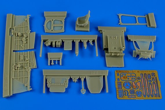 1/48 Lavochkin La-5F/FN cockpit set (ZVE)