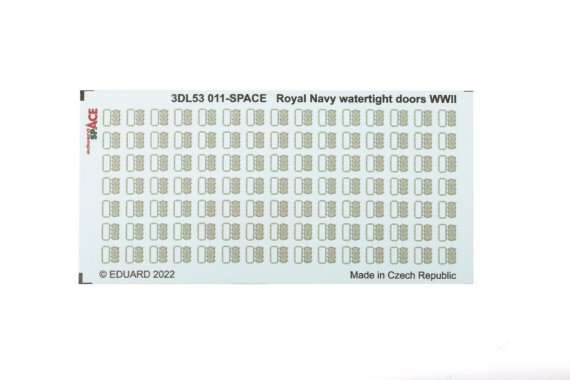 1/350 Royal Navy watertight doors WWII SPACE decal