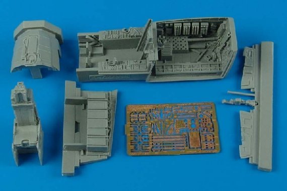 1/48 F-15C Eagle (early v.) cockpit set (HASEGAWA)