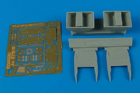 1/48 Junkers Ju 87D Stuka air coolers (HASEGAWA)