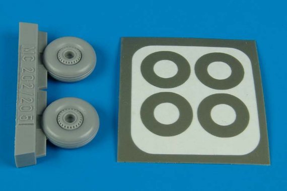 1/48 Macchi MC 202/205 wheel & paint masks