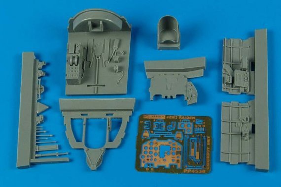 1/48 J2M3 Raiden cockpit set (HAS)