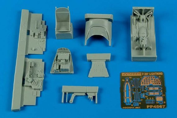 1/48 P-38F Lightning cockpit set (ACAD)