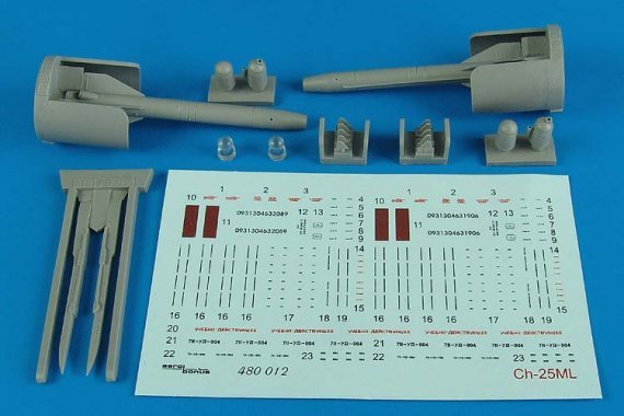 1/48 Ch-25ML (AS-10 Karen) air-to-ground missile