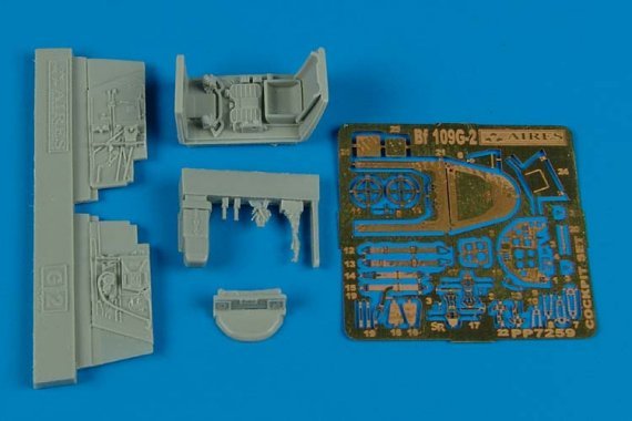1/72 Bf 109G-2 cockpit set FINE MODELS