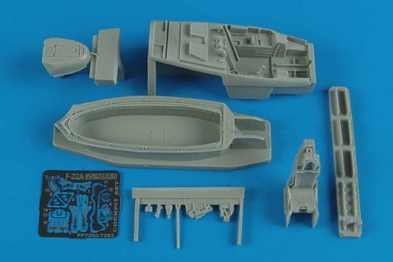 1/72 F-22A Raptor cockpit set (REVELL)
