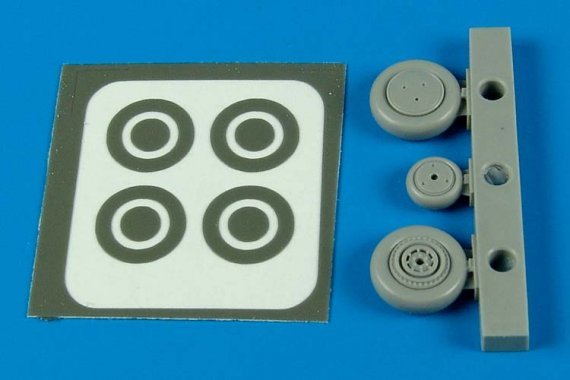 1/72 P-39 Aircobra wheels & paint masks (ACAD)