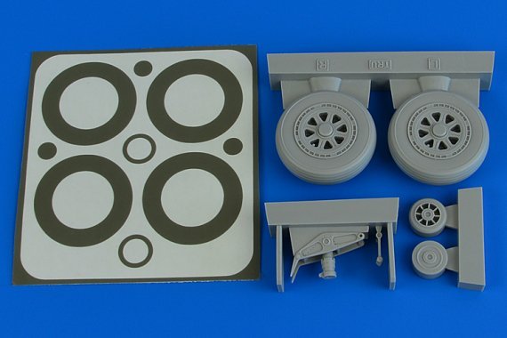 1/32 A1H Skyraider wheels & paint masks