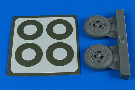 1/32 Spitfire Mk.IX wheels & paint masks