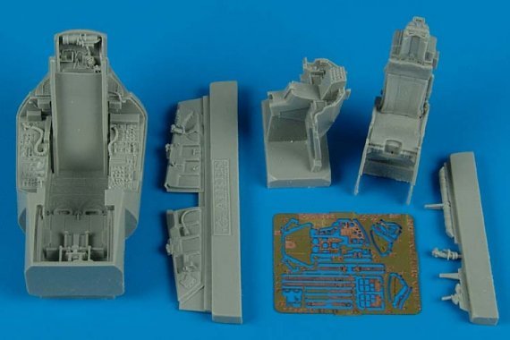 1/48 F-16A MLU Falcon cockpit set KINETIC