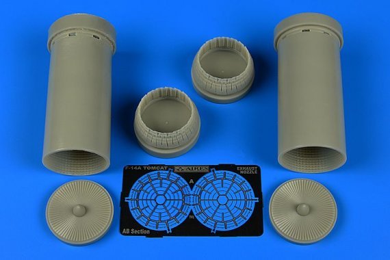1/48 F-14A Tomcat exhaust nozzles  opened