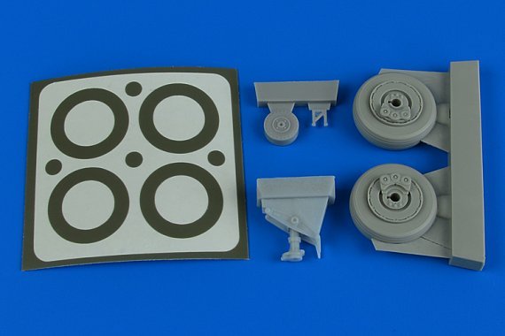 1/48 A-1J Skyraider wheels & paint masks