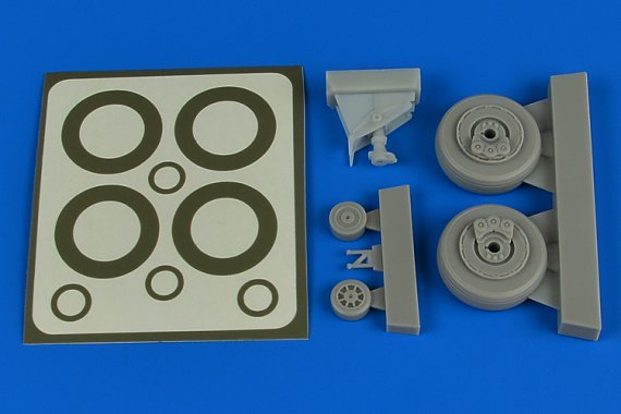 1/48 A-1H Skyraider wheels & paint masks