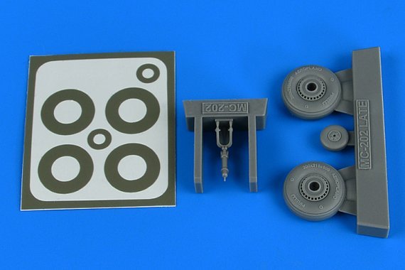 1/48 Macchi Mc.202 late wheels & paint masks