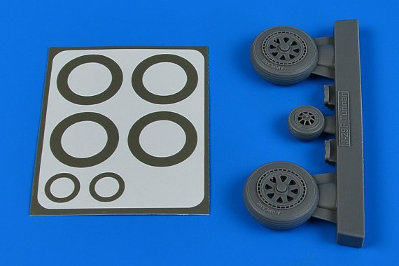 1/48 J-29 Tunnan wheels & paint masks