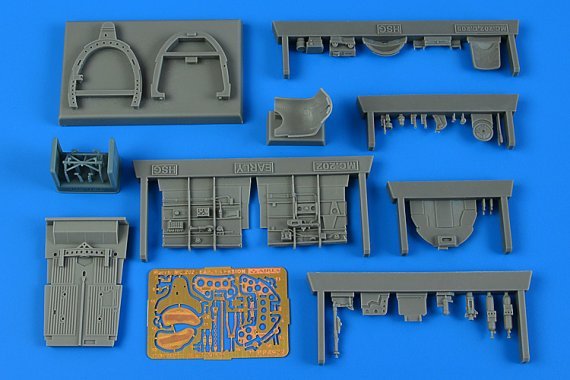 1/48 Macchi MC.202 cockpit set early for Hasegawa