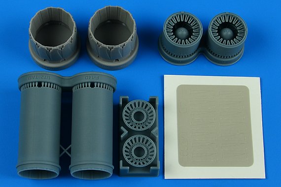 Aires F-14D Tomcat Exhaust Nozzles Opened 1/72 Tamiya