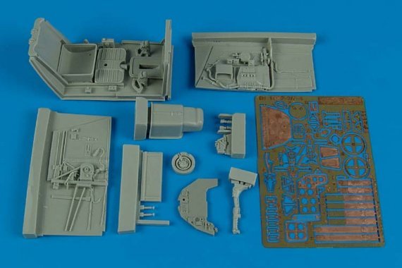 1/32 Bf 109F-2/F-4 cockpit set (HAS)