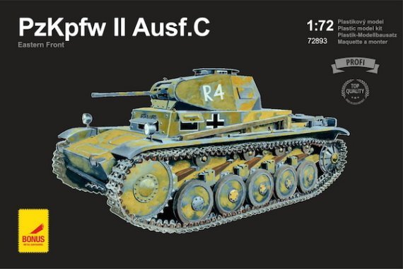 1/72 Pz.Kpfw.II Ausf.C Eastern Front with metal gun barrel