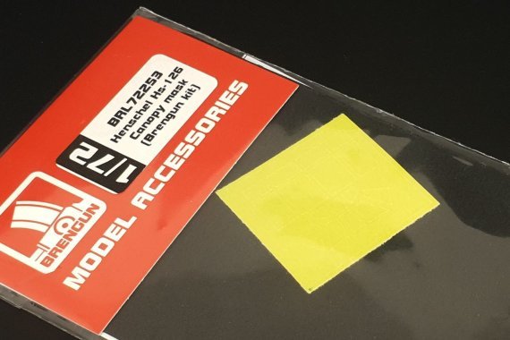 1/72 Canopy mask Henschel Hs-126