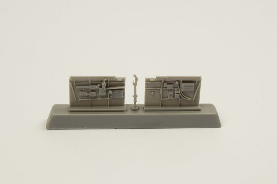 1/72 Curtiss P-40 Cockpit Sidewalls and Control Column