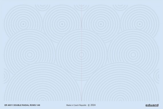 1/48 Double radial rows decal