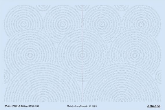 1/48 Triple radial rows decal