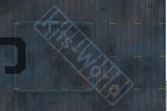 1/48 Uss Enterprise, 250N Blue Flight Deck Stain, November 1943