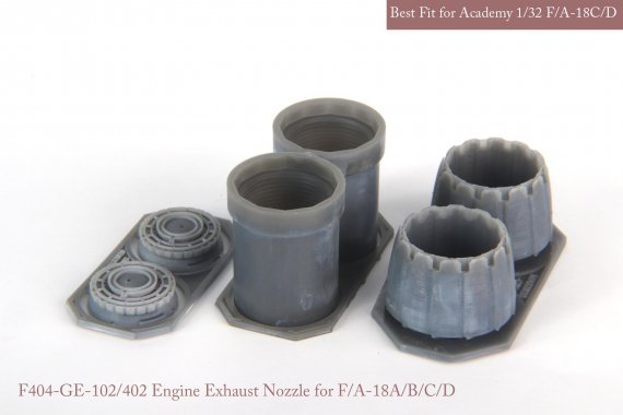 1/32 F/A-18 Hornet opened Exhaust Nozzle set