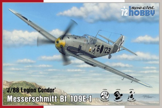 1/72 Messerschmitt Bf 109E-1 J/88 Legion Condor