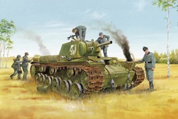 1/35 Soviet KV-8 Heavy Tank