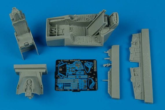 1/48 F-16C Barak cockpit set (HAS)