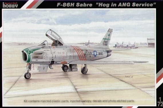 1/72 F-86H Sabre Dog ANG